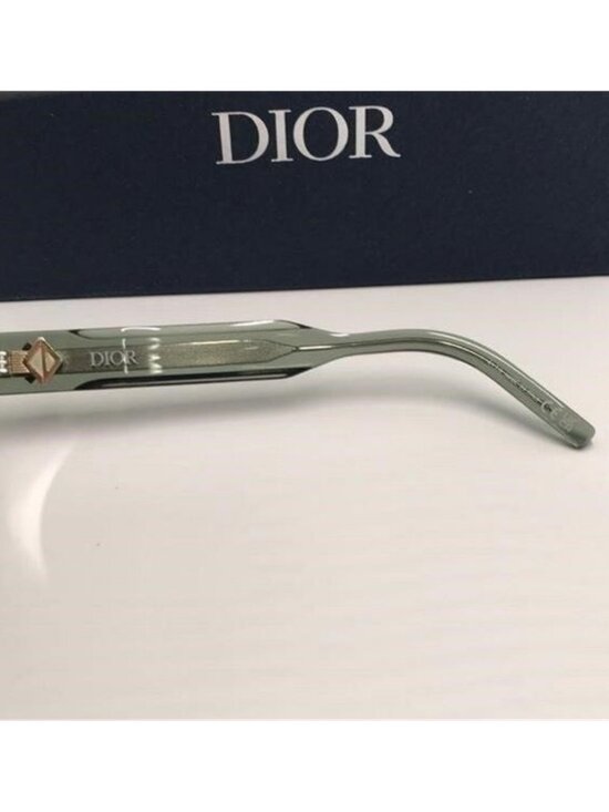 New Authentic Dior Square/Rectangle Green  CD DIAMONDO S61 main image 9